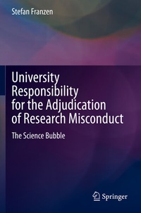 Abbildung von: University Responsibility for the Adjudication of Research Misconduct - Springer