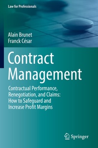 Enlarge image Cover: Contract Management - Springer