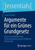 Abbildung von: Argumente für ein Grünes Grundgesetz - Springer Gabler