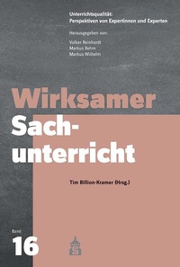 Abbildung von: Wirksamer Sachunterricht - Schneider bei wbv
