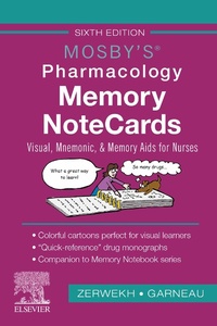 Abbildung von: Mosby's Pharmacology Memory NoteCards - E-Book - Mosby