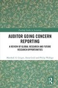 Cover: Auditor Going Concern Reporting - Routledge