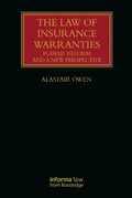 Cover: The Law of Insurance Warranties - Informa Law