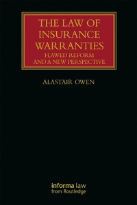 Abbildung von: The Law of Insurance Warranties - Informa Law