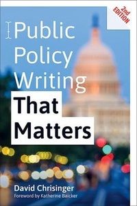 Enlarge image Cover: Public Policy Writing That Matters - Johns Hopkins University Press