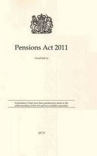 Abbildung von: Pensions Act 2011 - Stationery Office Books