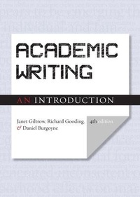 Enlarge image Cover: Academic Writing: An Introduction - Fourth Edition - Broadview Press Ltd