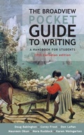 Cover: The Broadview Pocket Guide to Writing - Fifth Canadian Edition - Broadview Press Ltd