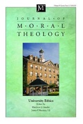 Cover: Journal of Moral Theology, Volume 9, Special Issue 2 - Pickwick Publications
