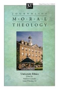 Cover: Journal of Moral Theology, Volume 9, Special Issue 2 - Pickwick Publications