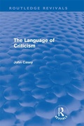 Cover: The Language of Criticism (Routledge Revivals) - Routledge