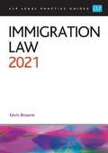 Cover: Immigration Law 2021 - College of Law Publishing