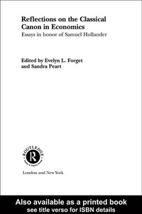 Enlarge image Cover: Reflections on the Classical Canon in Economics - Routledge