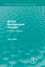 Cover: British Management Thought (Routledge Revivals) - Routledge