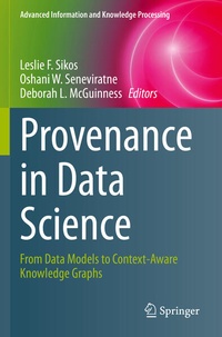 Enlarge image Cover: Provenance in Data Science - Springer