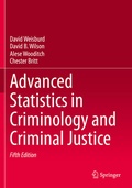 Cover: Advanced Statistics in Criminology and Criminal Justice - Springer