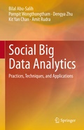 Cover: Social Big Data Analytics - Springer