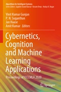 Cover: Cybernetics, Cognition and Machine Learning Applications - Springer