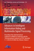 Cover: Advances in Intelligent Information Hiding and Multimedia Signal Processing - Springer
