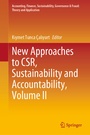 Cover: New Approaches to CSR, Sustainability and Accountability, Volume II - Springer