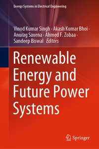 Enlarge image Cover: Renewable Energy and Future Power Systems - Springer