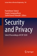 Cover: Security and Privacy - Springer