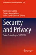 Cover: Security and Privacy - Springer