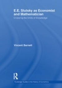 Enlarge image Cover: E.E. Slutsky as Economist and Mathematician - Routledge