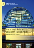 Cover: Germany's Role in European Russia Policy - Palgrave Macmillan