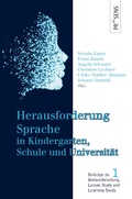 Cover: Herausforderung Sprache in Kindergarten, Schule und Universit&auml;t - Praesens Verlag