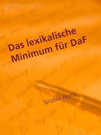 Abbildung von: Das lexikalische Minimum für DaF - Books on Demand