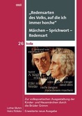 Cover: "Redensarten des Volks, auf die ich immer horche". M&auml;rchen - Sprichwort - Redensart - WVT Wissenschaftlicher Verlag Trier