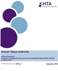 Cover: Donation of allogeneic bone marrow and peripheral blood stem cells for transplantation - Stationery Office Books