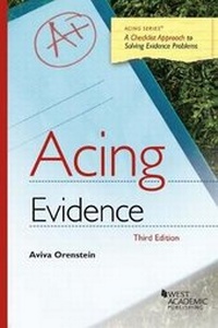 Abbildung von: Acing Evidence - West Academic Press
