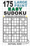 Cover: 175 Large Print Easy Sudoku Puzzles for Adults - Engage Books