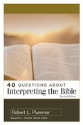 Cover: 40 Questions about Interpreting the Bible - Kregel Publications,U.S.