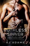 Cover: Ruthless Sinner (The Zeta Cartel Novels, #6) - Ellen Whyte