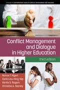Cover: Conflict Management and Dialogue in Higher Education - Information Age Publishing
