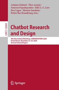Enlarge image Cover: Chatbot Research and Design - Springer