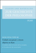Cover: Unidad conceptual y s&iacute;ntesis objetiva en Kant - Georg Olms Verlag