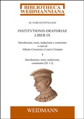 Cover: M. Fabi Quintiliani Institutionis oratoriae liber IX - Weidmannsche Hildesheim