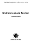 Cover: Environment and Tourism - Routledge