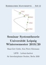 Cover: Seminar Systemtheorie - BoD - Books on Demand