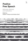 Cover: Positive Free Speech - Hart Publishing