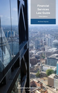 Enlarge image Cover: Financial Services Law Guide - Bloomsbury Professional