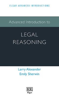 Enlarge image Cover: Advanced Introduction to Legal Reasoning - Edward Elgar Publishing
