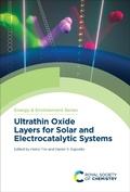 Cover: Ultrathin Oxide Layers for Solar and Electrocatalytic Systems - Royal Society of Chemistry