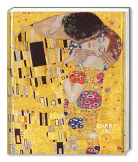 Abbildung von: Gustav Klimt - Der Kuss - Taschenkalender 2022 - Flame Tree Publishing