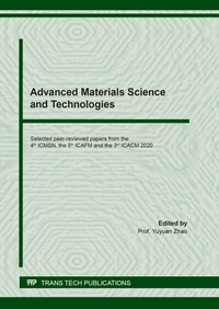 Enlarge image Cover: Advanced Materials Science and Technologies - Trans Tech Publications Ltd