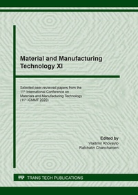 Abbildung von: Material and Manufacturing Technology XI - Trans Tech Publications Ltd